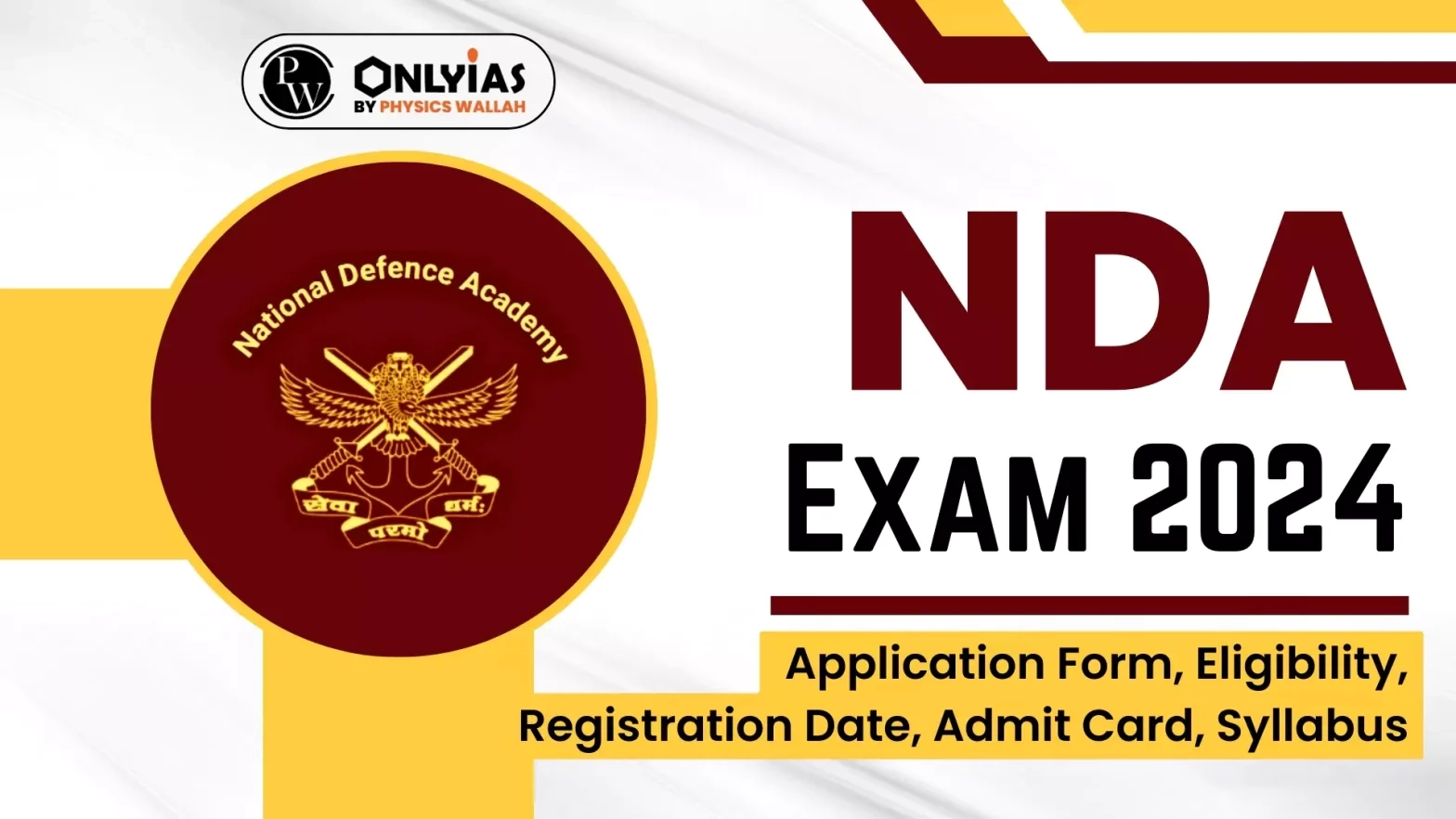 Nda Form Apply 2024