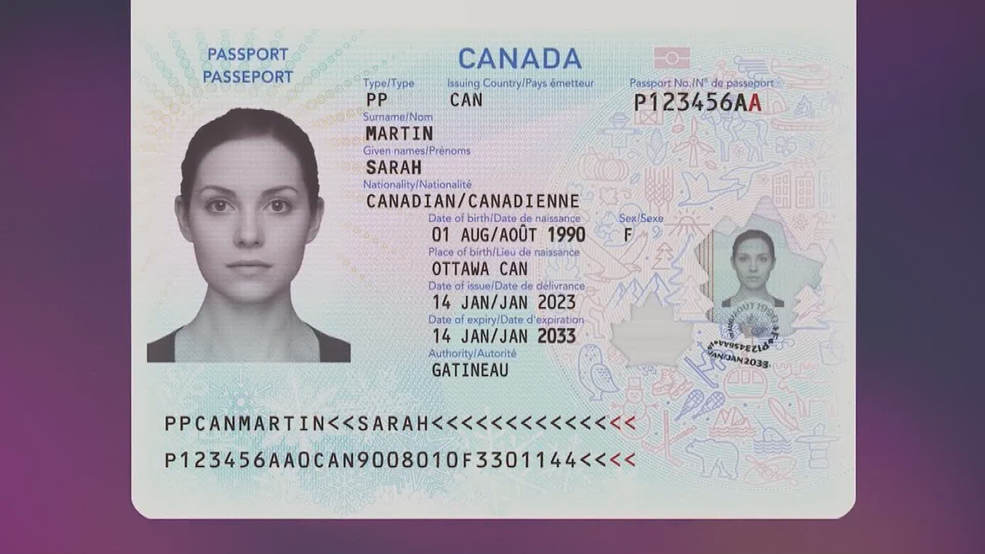 New Canadian Passport Art And Online Renewal Process