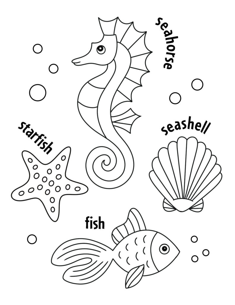 Ocean Theme Preschool Lesson Plan With Free Ocean Printables 