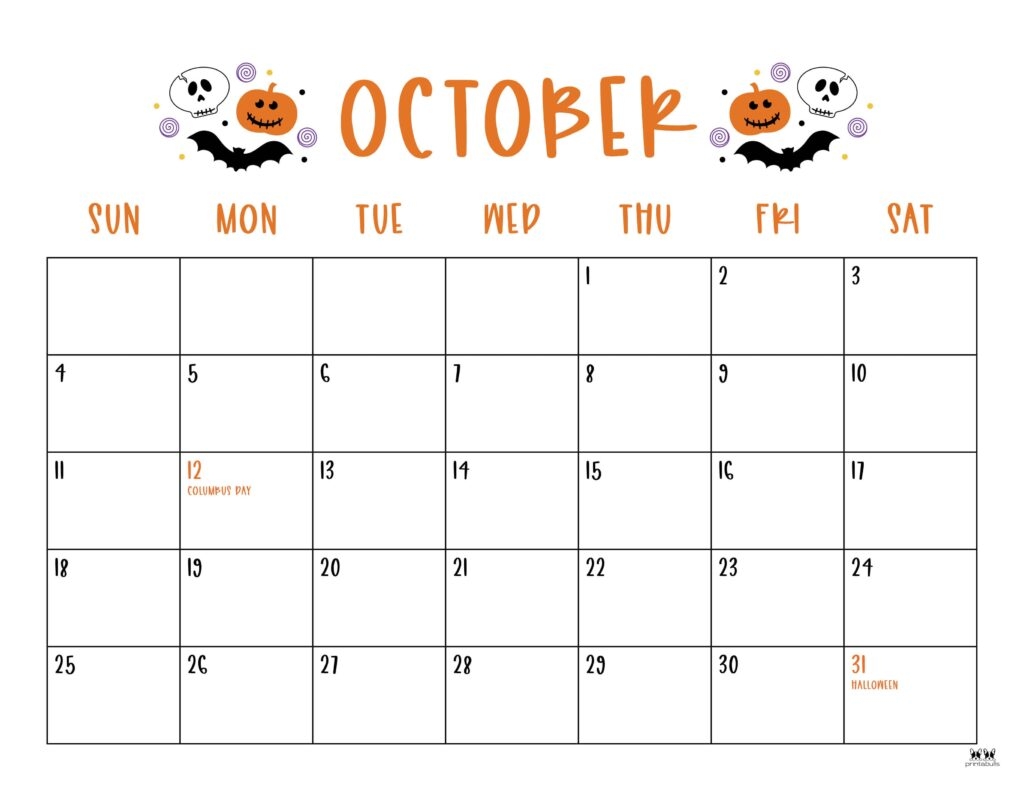 October 2026 Calendar