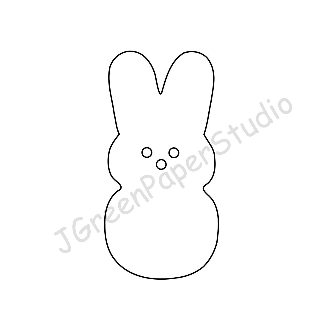 Peeps Chick Template Printable