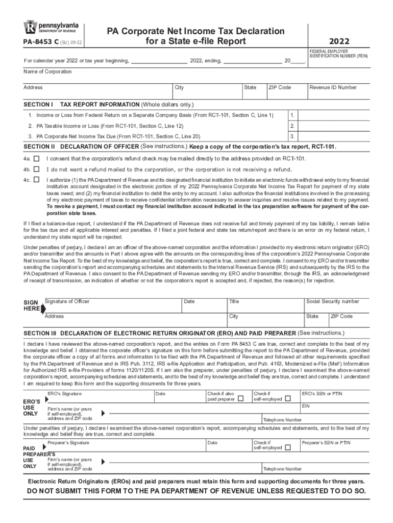 2022 Pa 40 Tax Form Printable