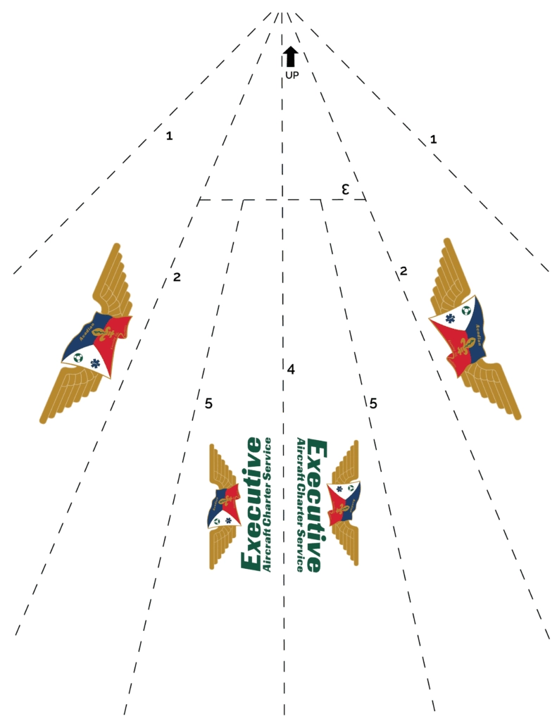 Paper Airplane Printable Template