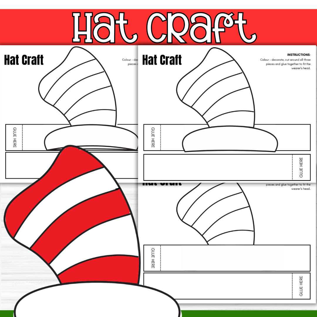 Cat And The Hat Printable Template