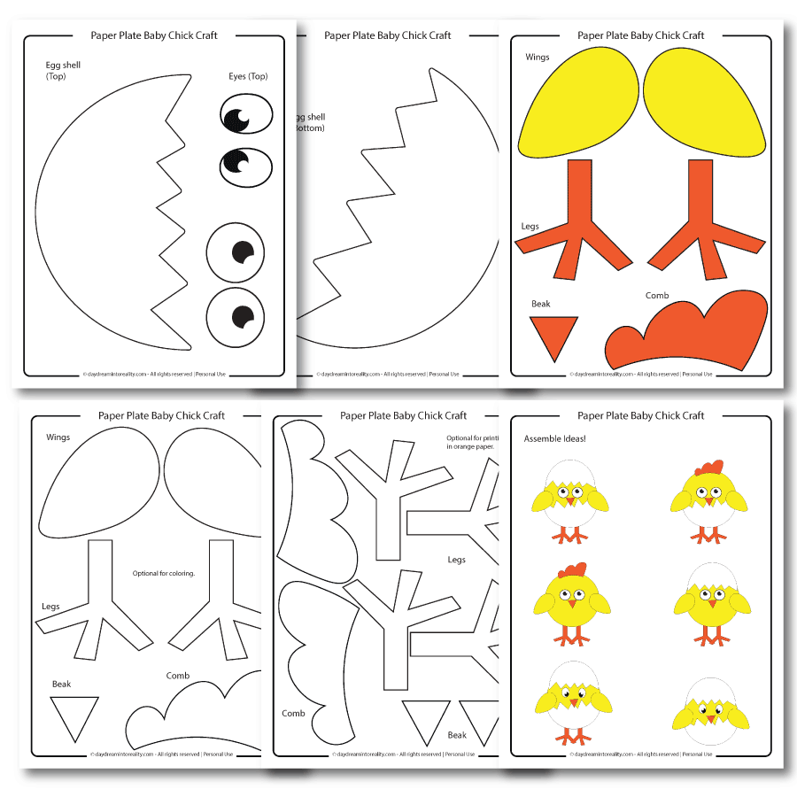 Printable Craft Templates