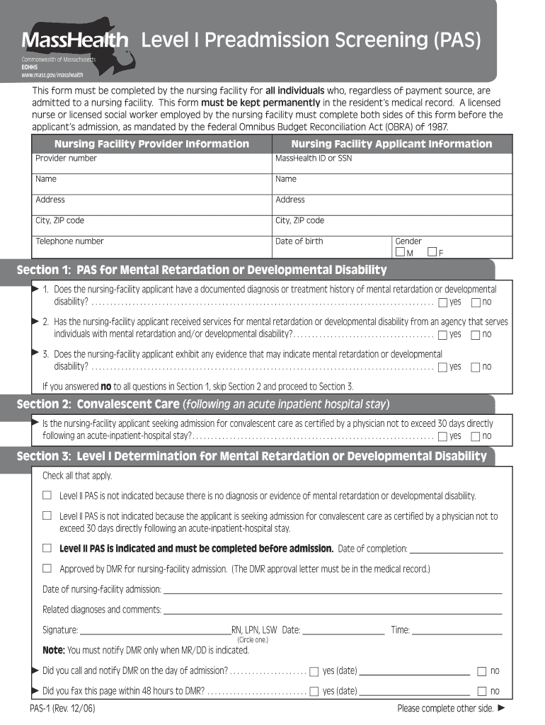 Pasrr Level 1 Fill Out amp Sign Online DocHub