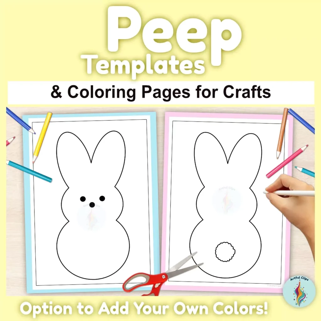 Free Printable Peeps Template