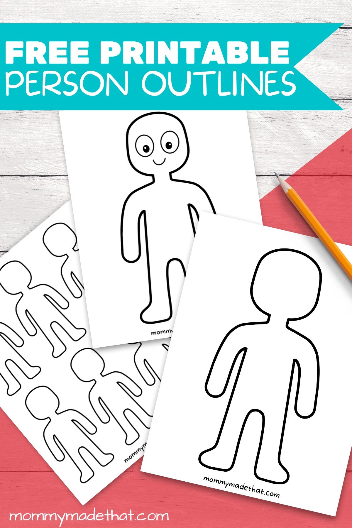 Person Template Printable