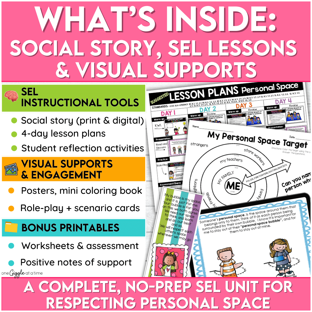 Printable Personal Space Activities