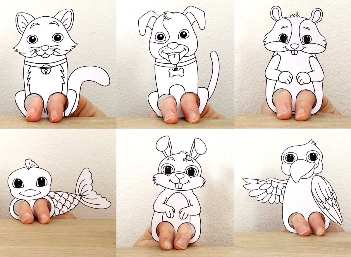 Printable Puppet Template