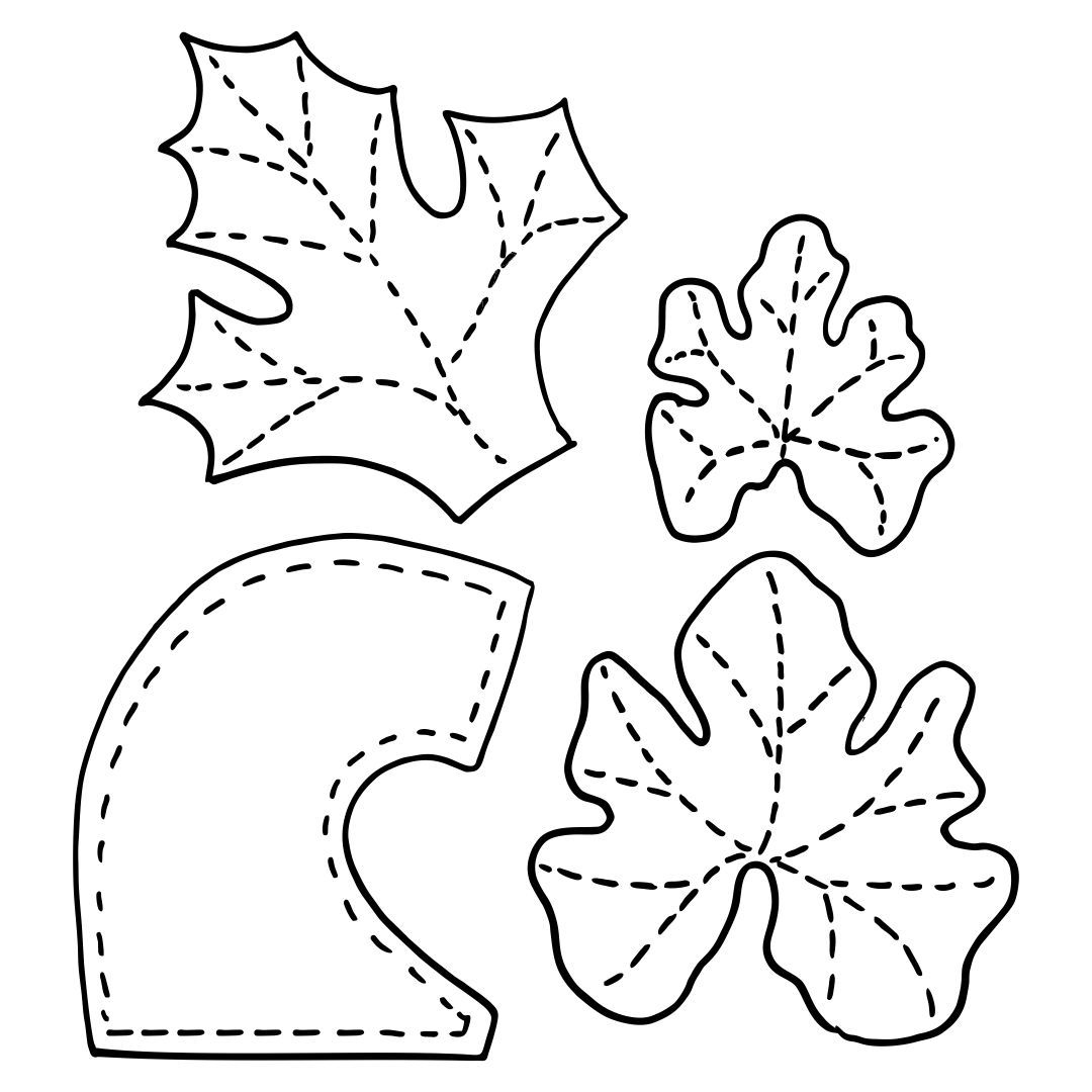 Pin By Donna Grafe On Pumpkins Leaf Template Leaves Template 