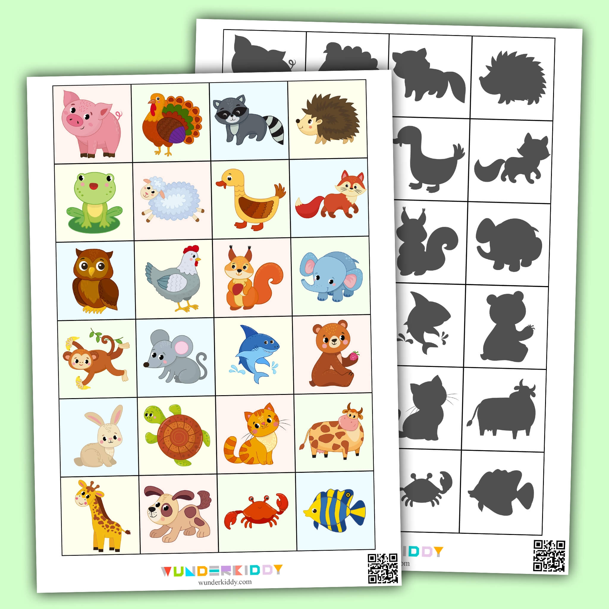 Free Printable Shadow Matching Worksheets Pdf