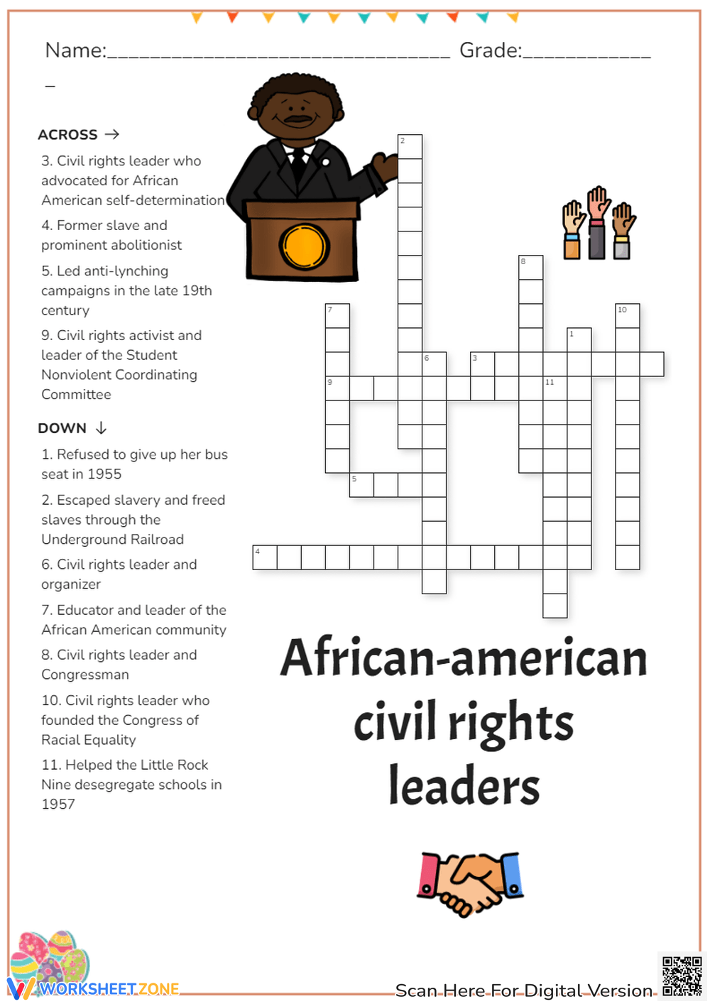 Free Printable History Crossword Puzzles