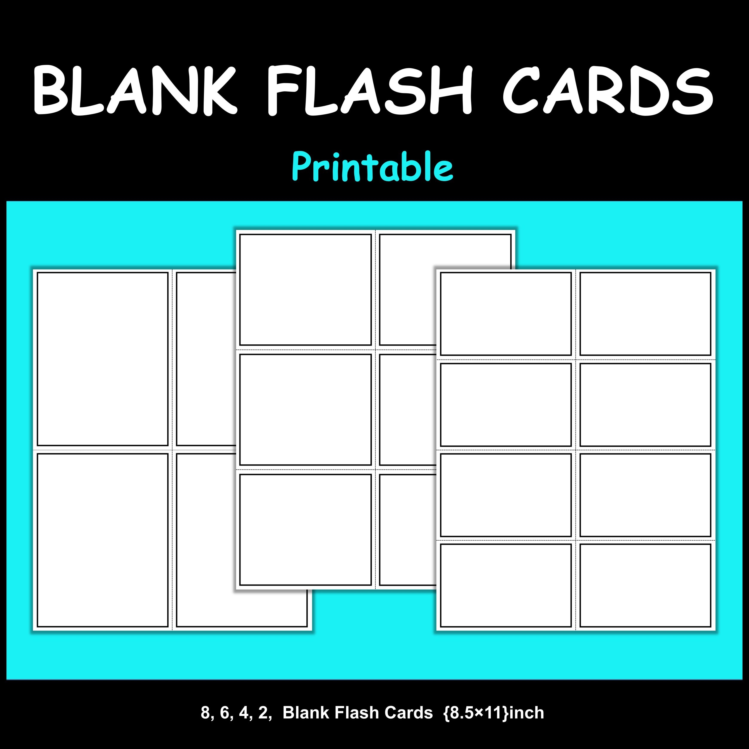 Flashcard Template Printable