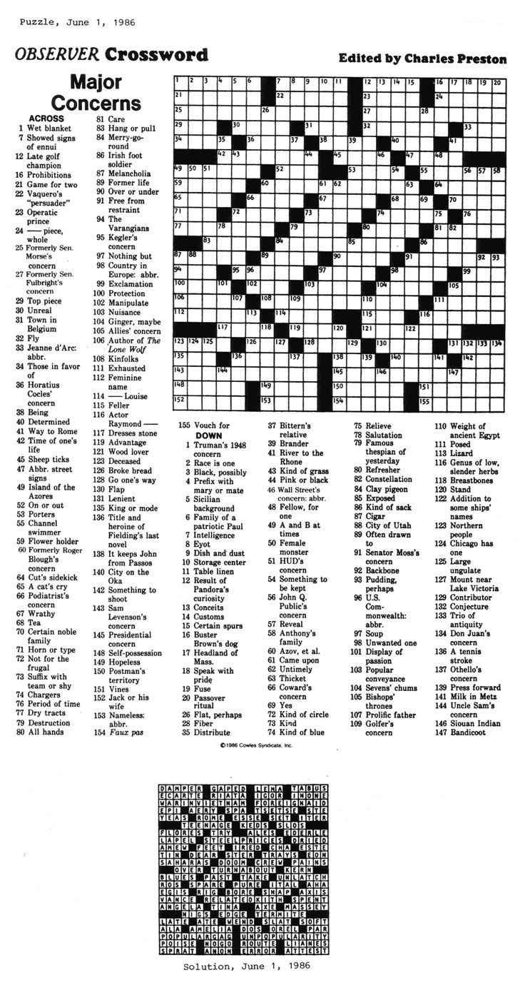 Newsday Printable Crossword Puzzle Free