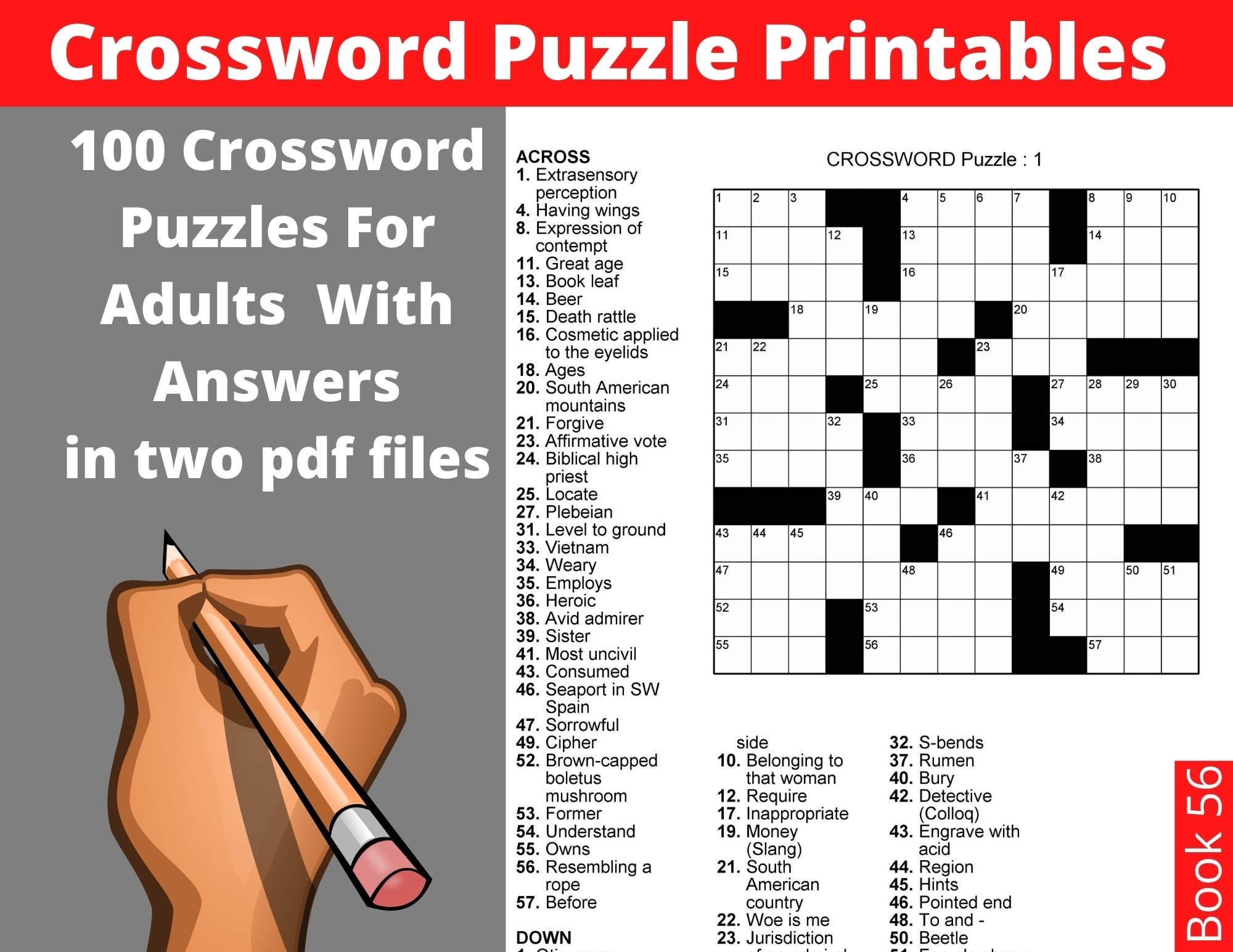 Printable Daily Crosswords Worksheets Library