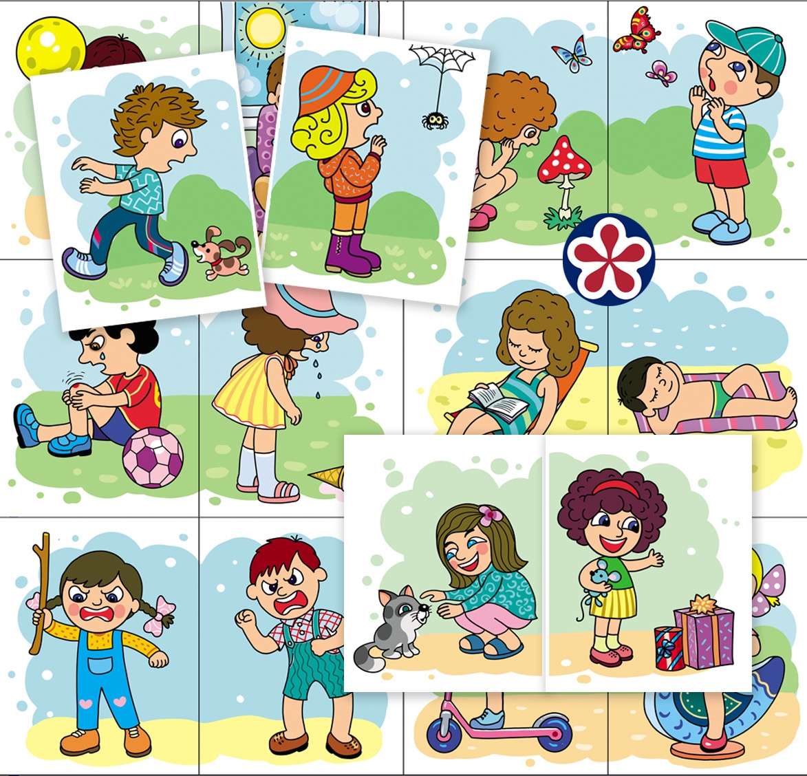 Emotions Matching Game Free Printable