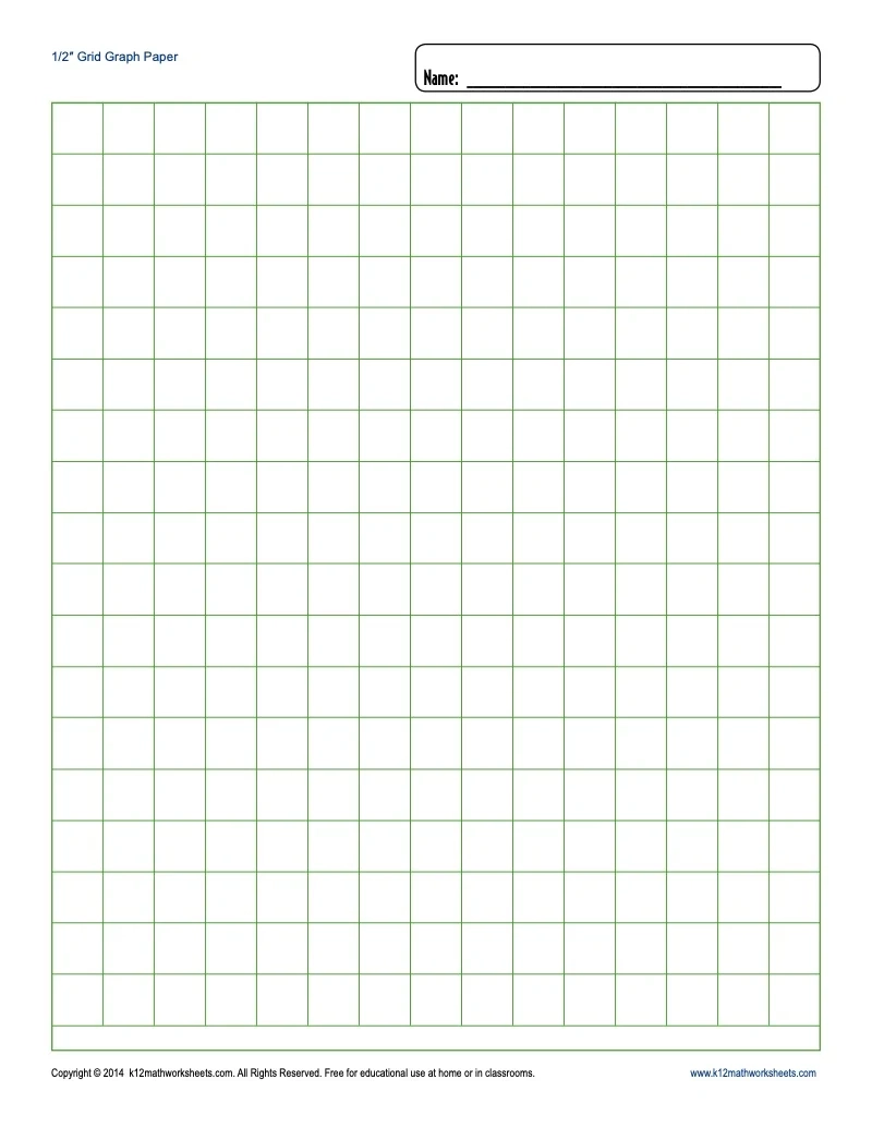 Graph Paper Printable Free 1/4