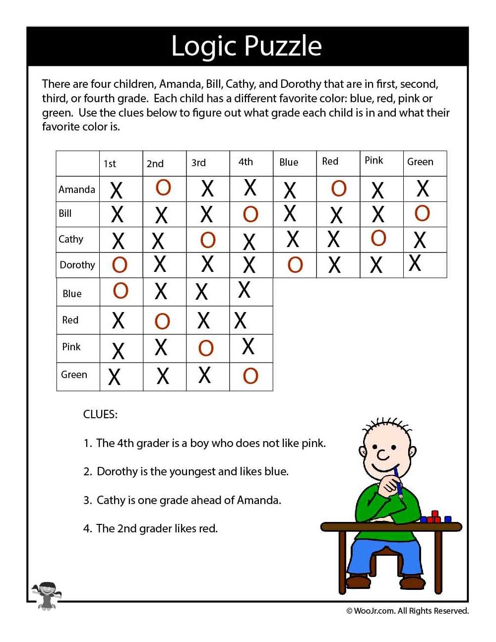 Printable Logic Puzzles For Kids Woo Jr Kids Activities 