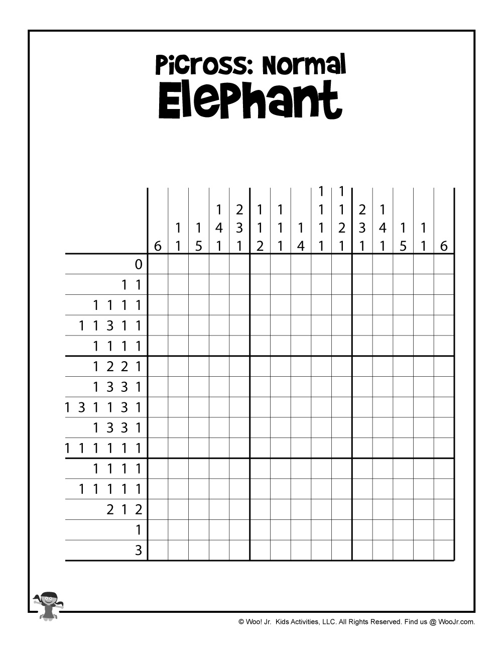 Free Printable Nonogram Puzzles