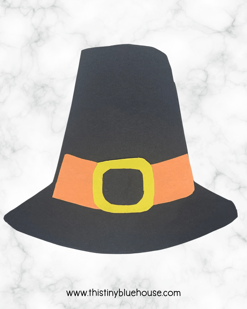Printable Pilgrim Hat Template This Tiny Blue House