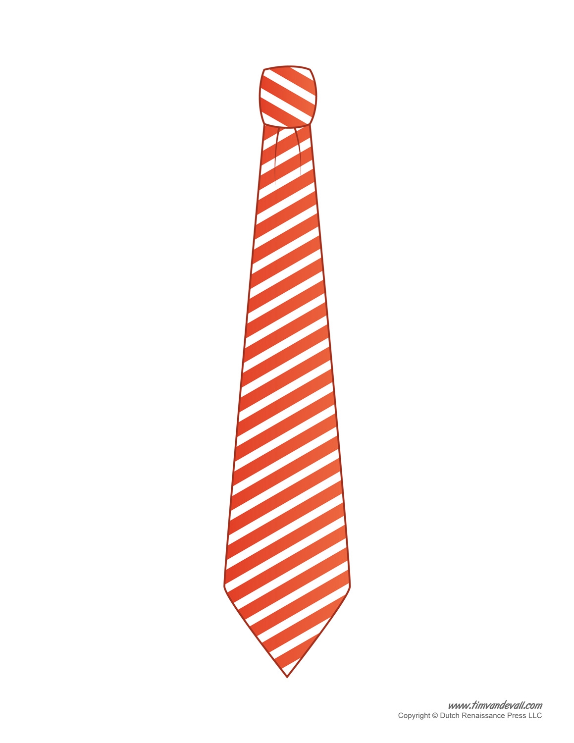 Free Printable Necktie Template