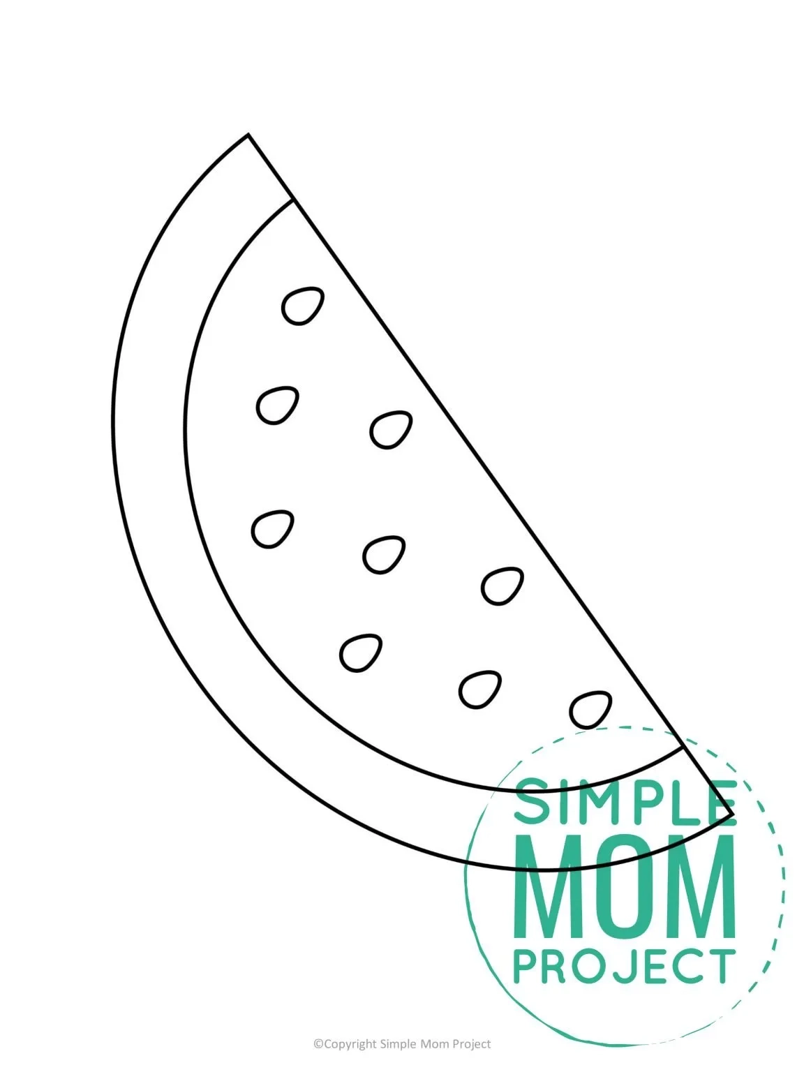 Printable Watermelon Craft Printable Party Favors