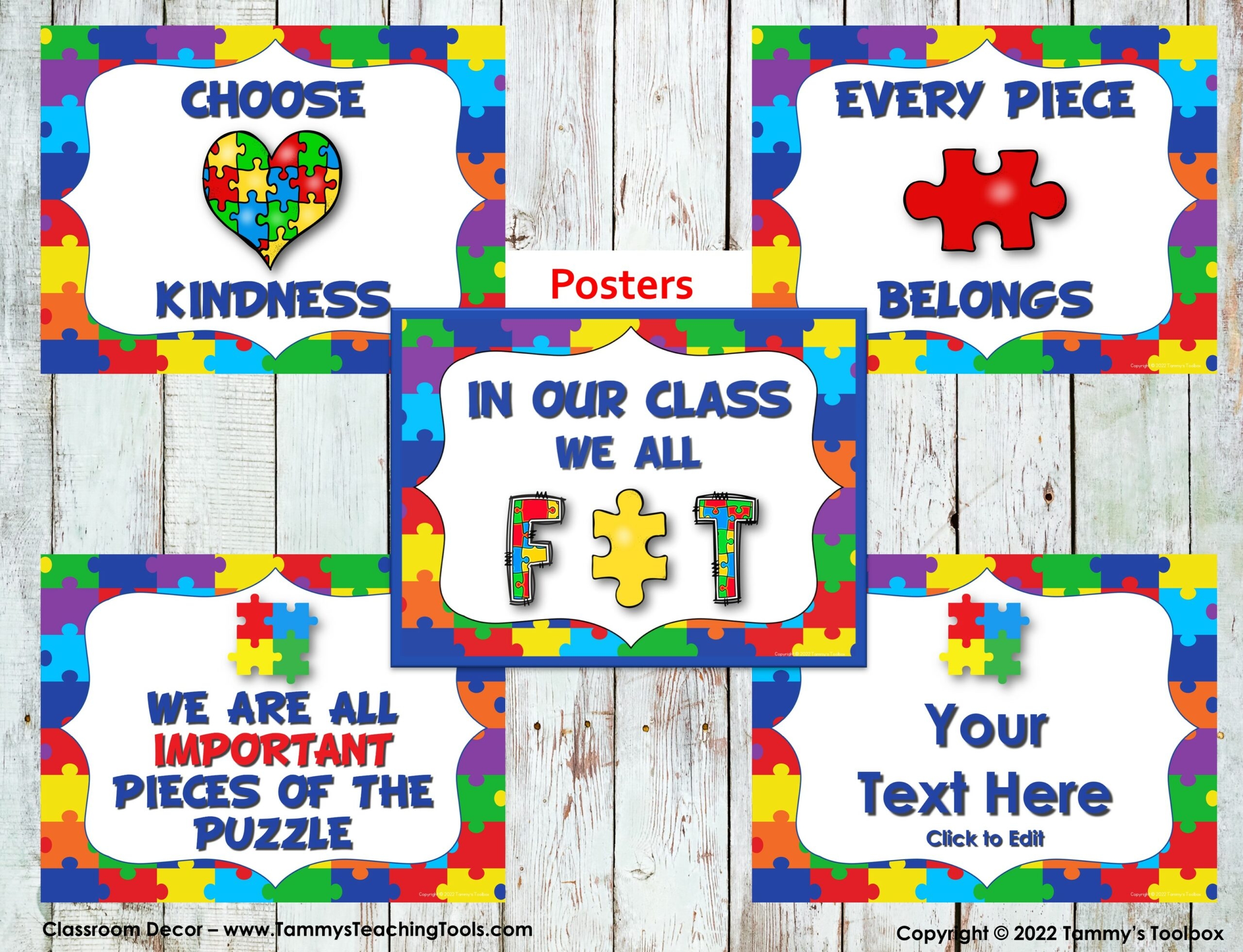 Printable Puzzle Pieces For Bulletin Board