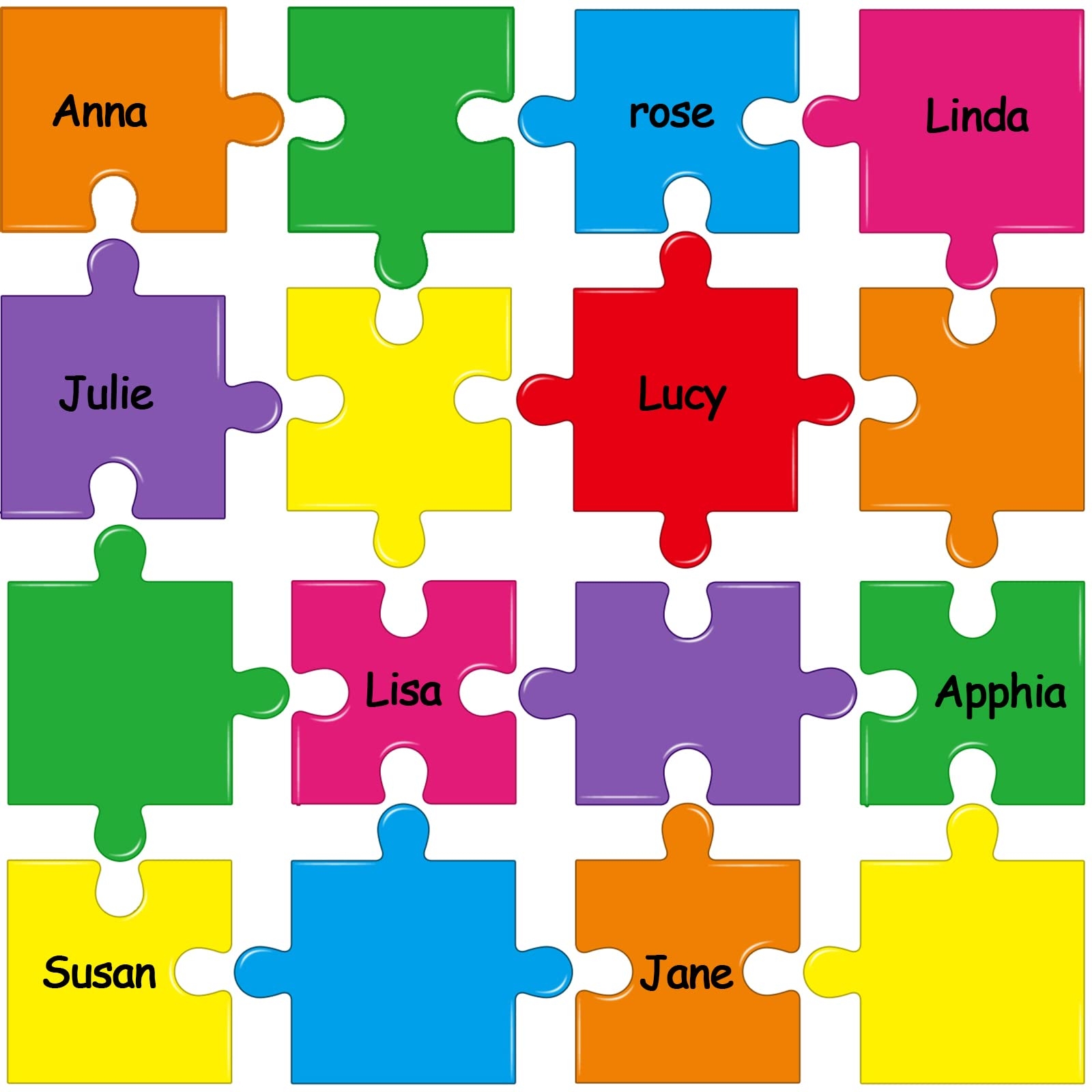 Puzzle Pieces Cutouts Puzzle Pieces Accents Paper For Classroom 
