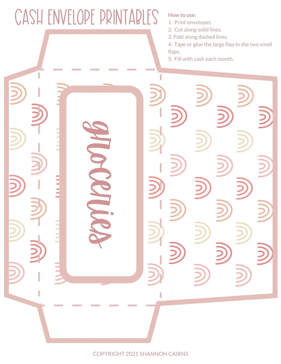Money Envelope Template Printable