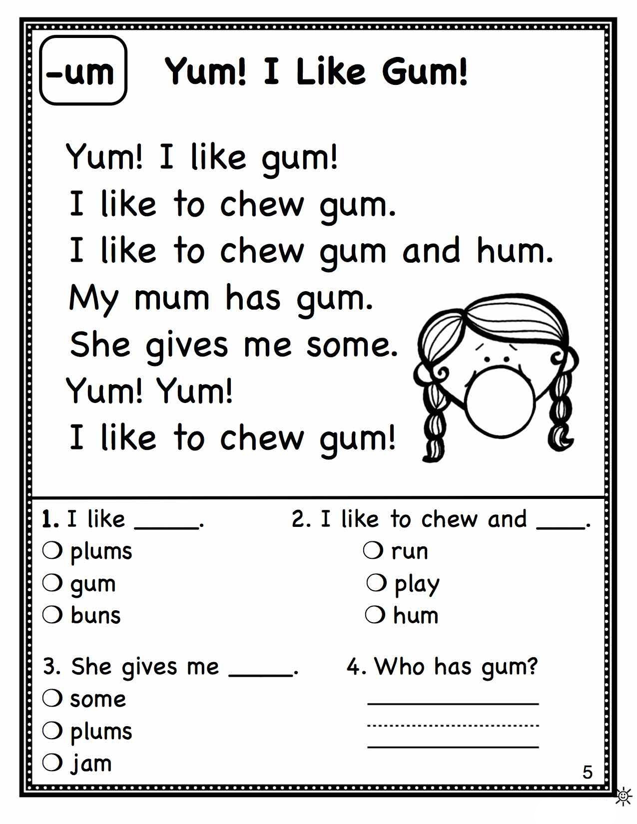 Reading Worksheets First Grade Reading Worksheets Worksheets 