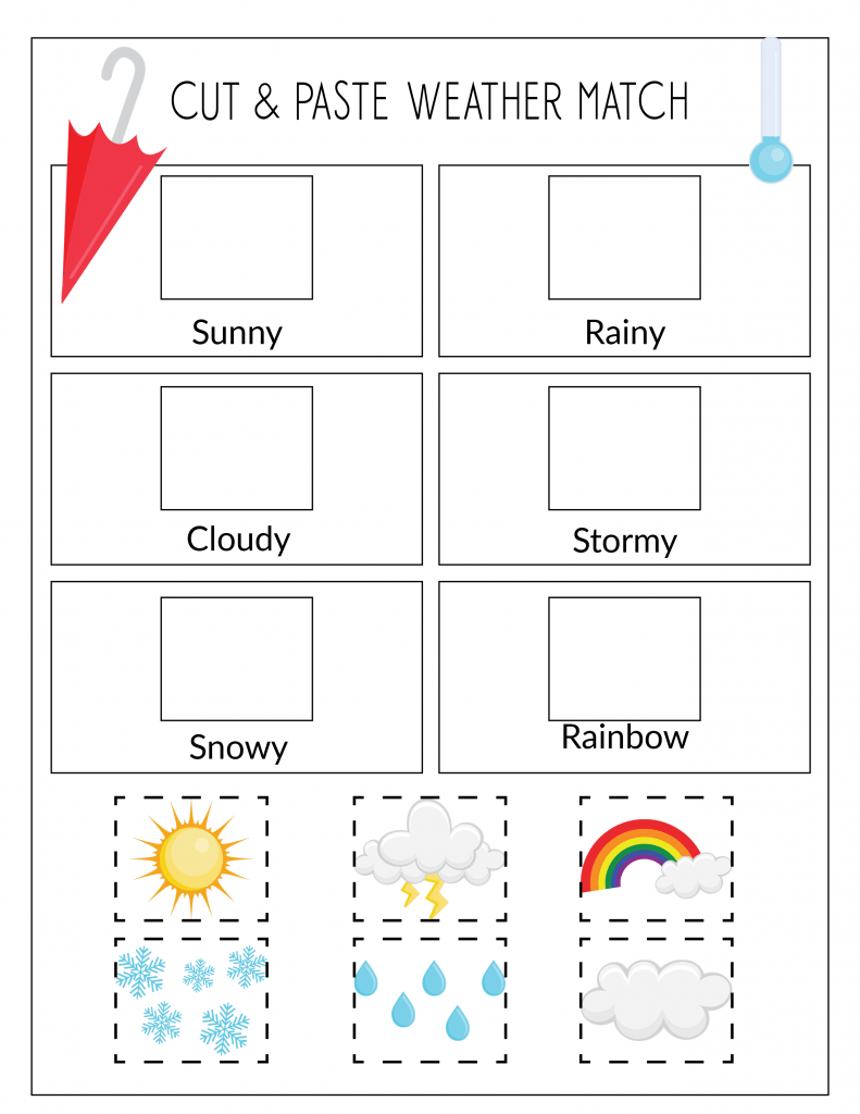 Free Printable Weather Worksheets