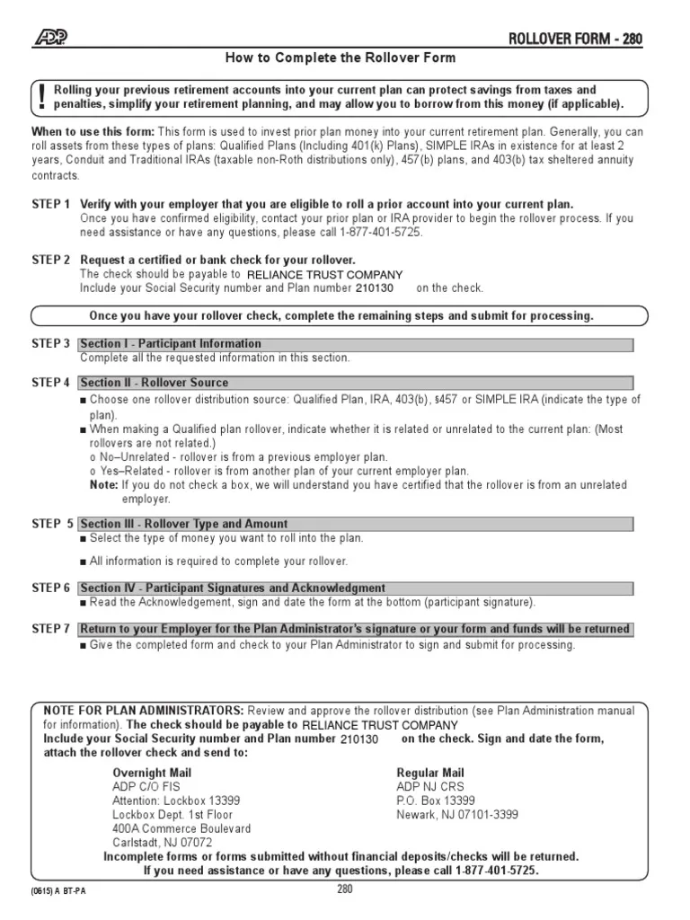 Ro Form PDF Individual Retirement Account 401 K 