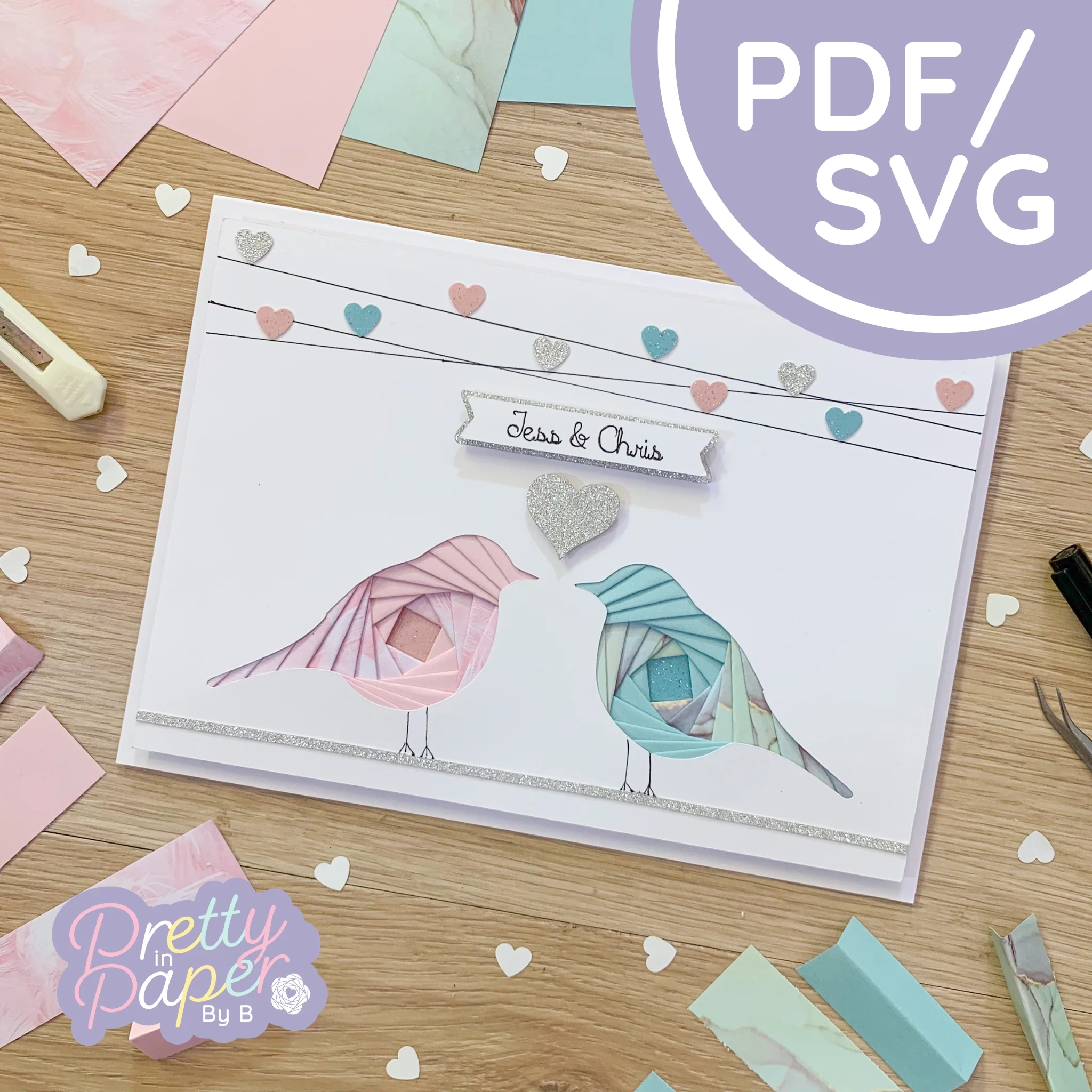 Robin Iris Folding Pattern Bird Template Beginner Printable PDF 