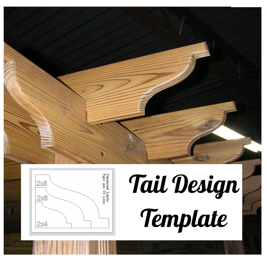 Roma Pergola Tail Design Vorlage Etsy de