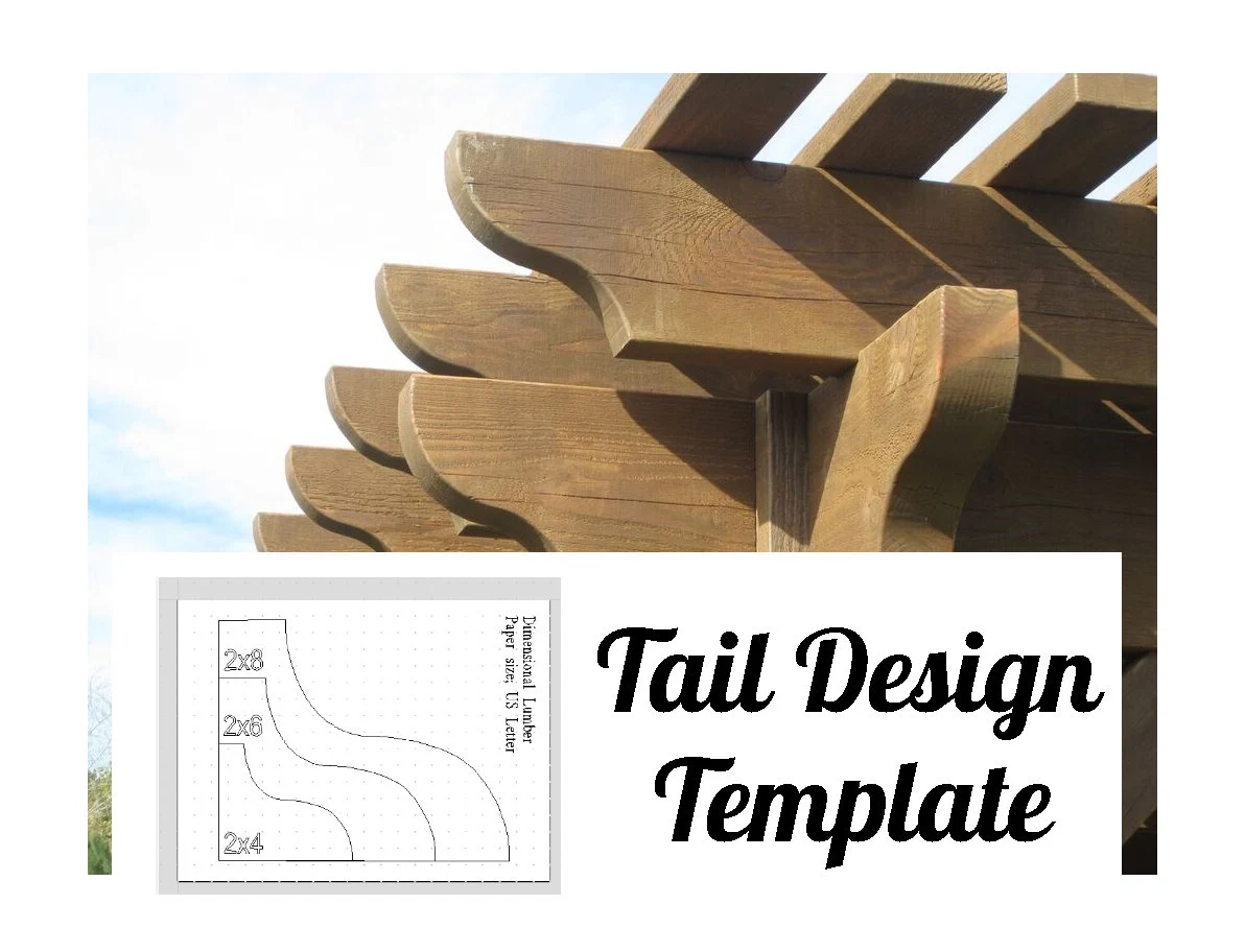 Printable Pergola End Templates