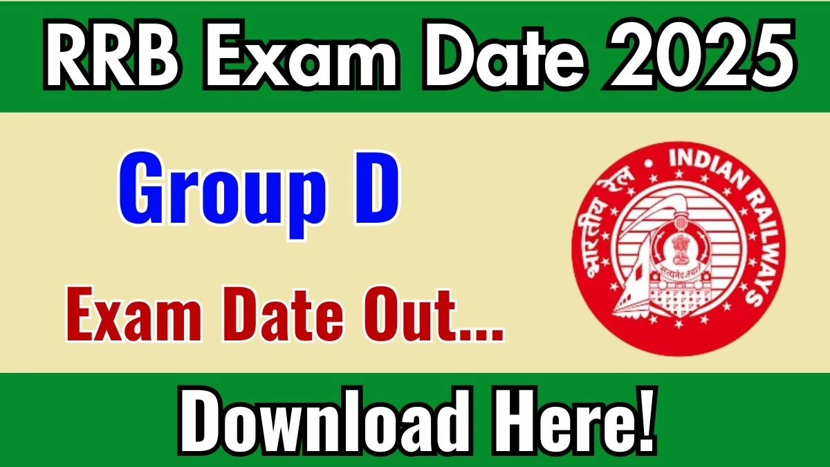 RRB Group D Exam Date 2025 Will Be Announced Soon Check Exam 