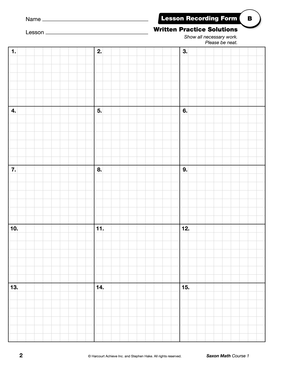 Saxon Math Grade 1 Worksheets Fill Online Printable Fillable Blank