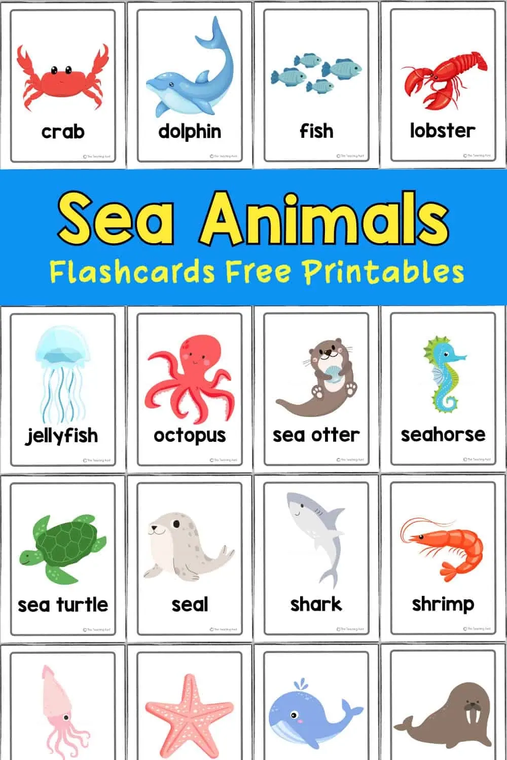 Free Printable Sea Animals