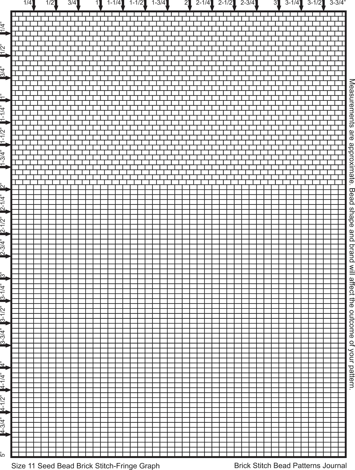 Free Bead Graph Paper Pattern