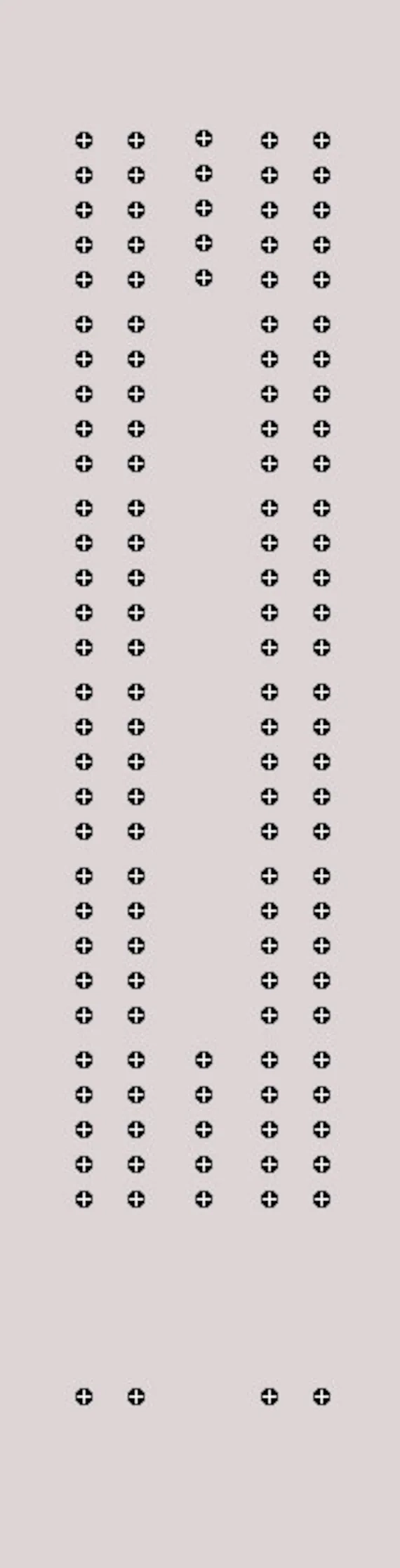 Cribbage Board Template Printable