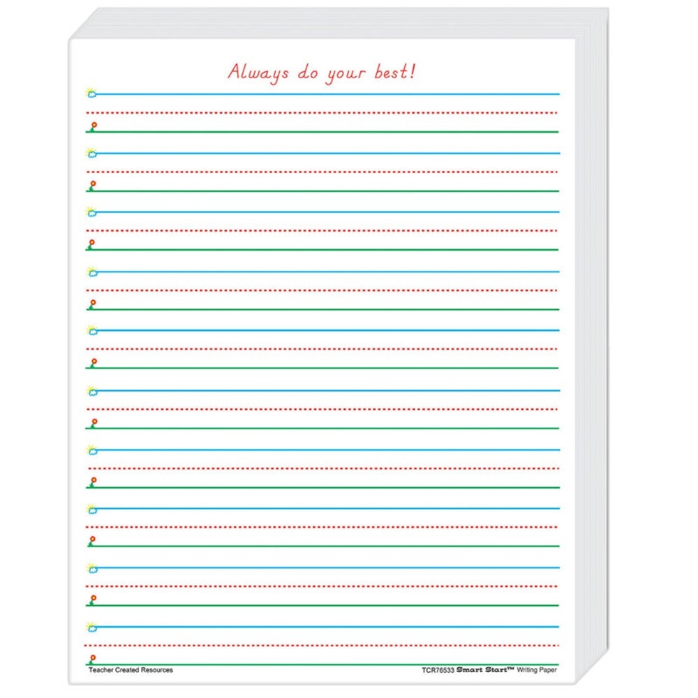 Smart Start 1 2 Writing Paper 360 Sheets TCR76533 Teacher 