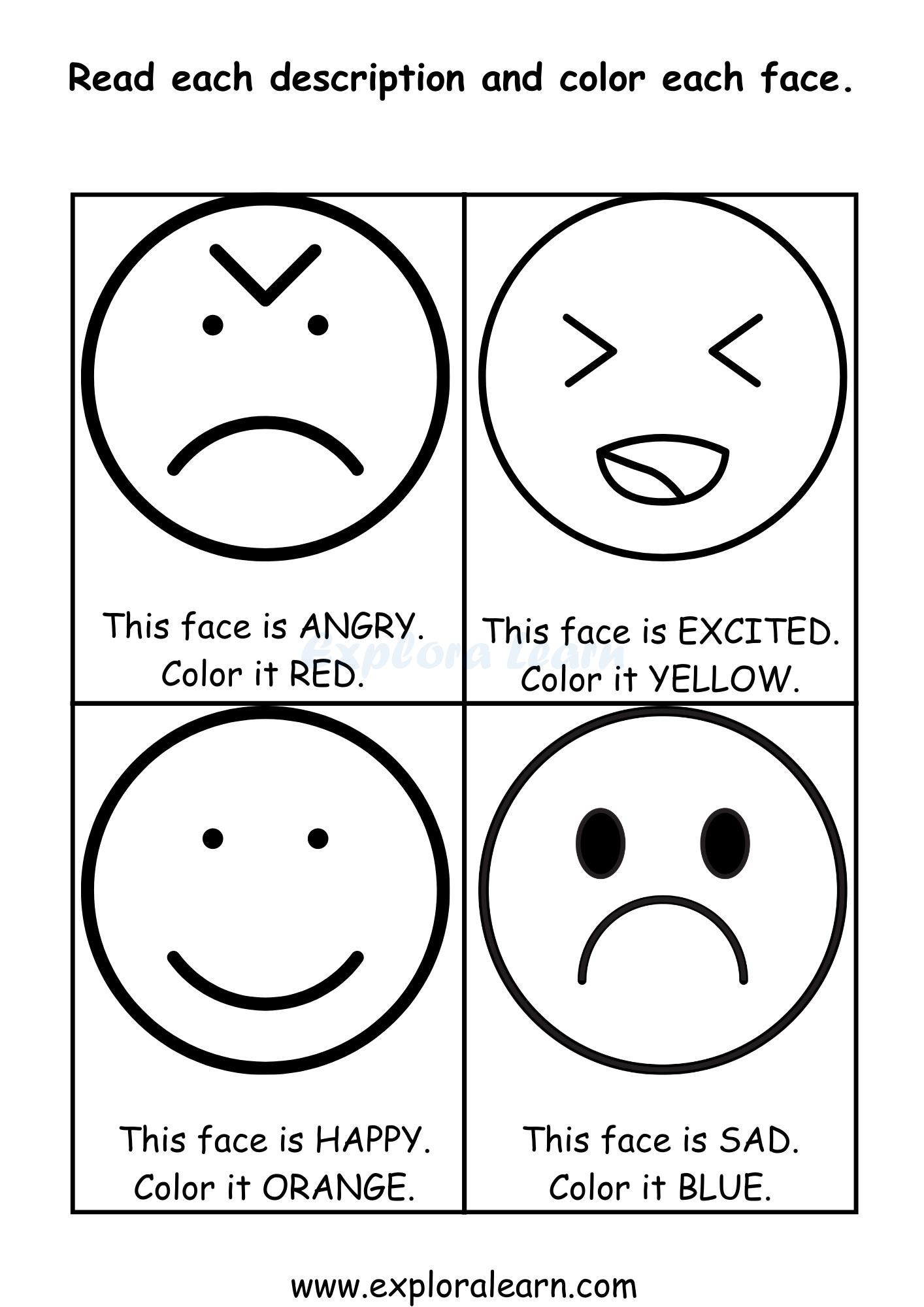 Social And Emotional Worksheets For Preschool And Kindergarten 2 