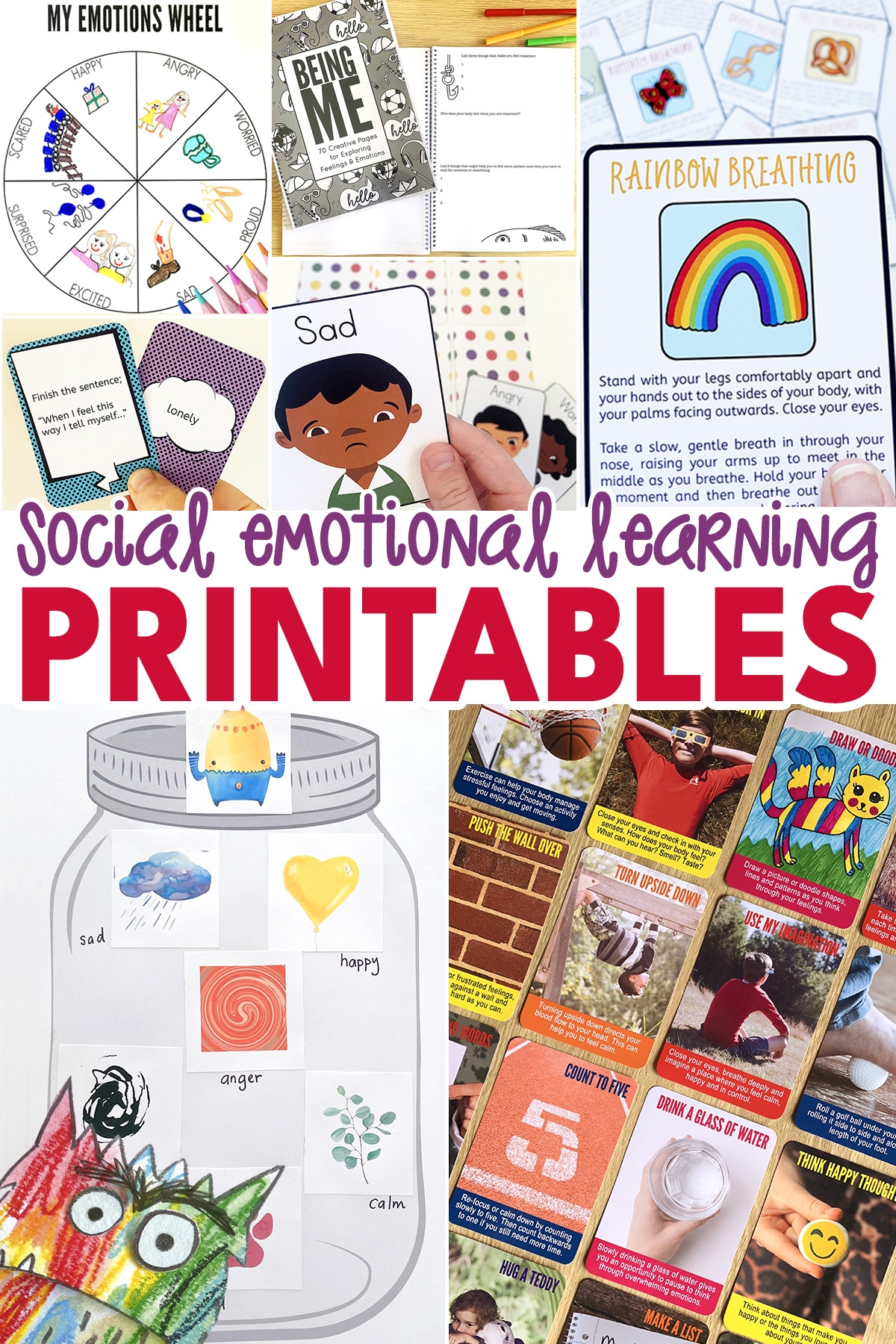 Social Emotional Printables For Children