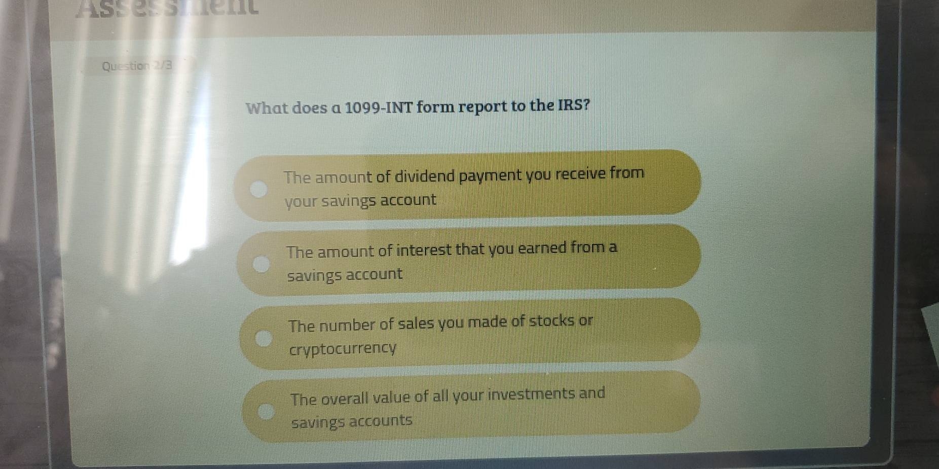What Does A 1099-Int Form Report To The Irs