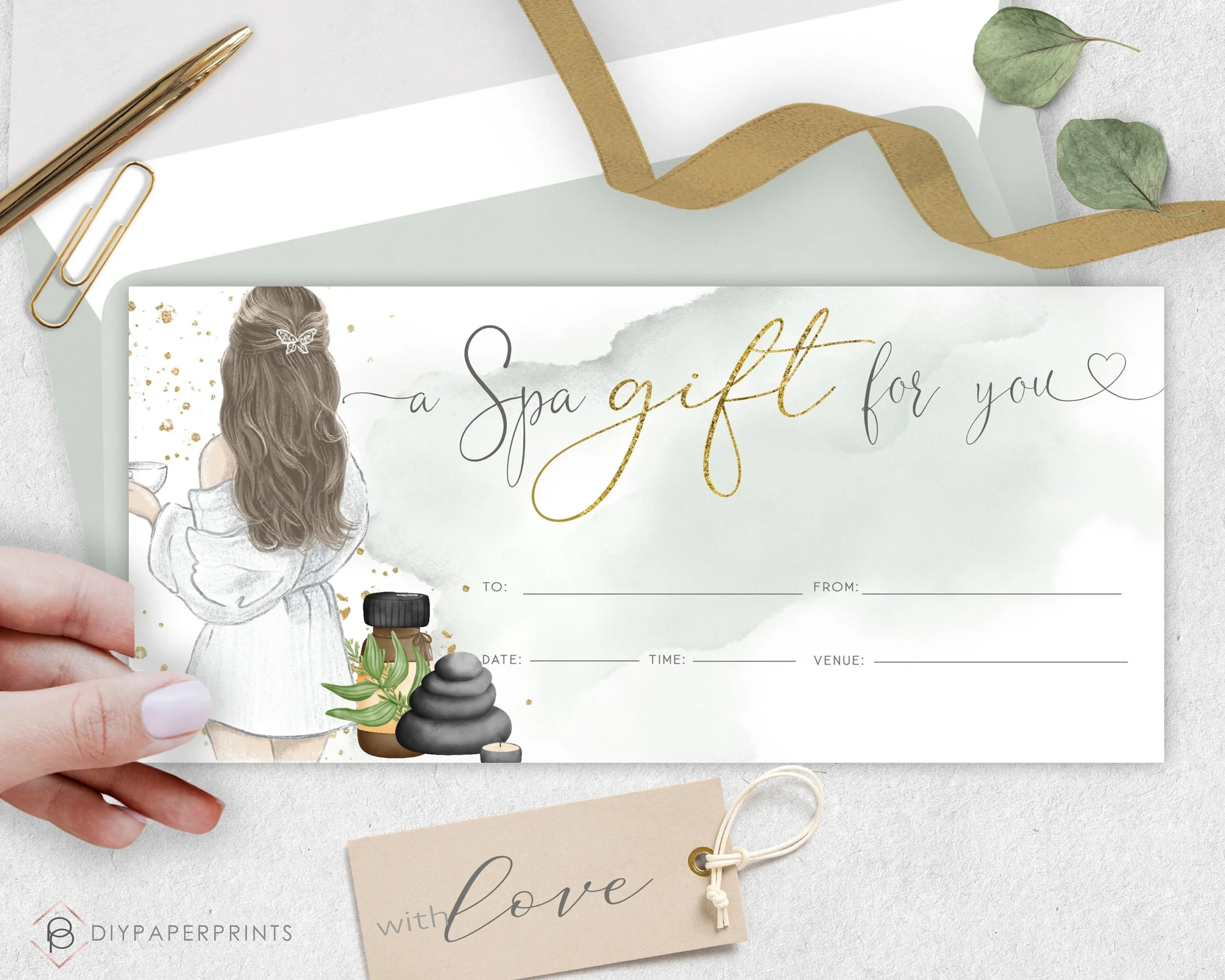Free Printable Spa Gift Voucher Templates