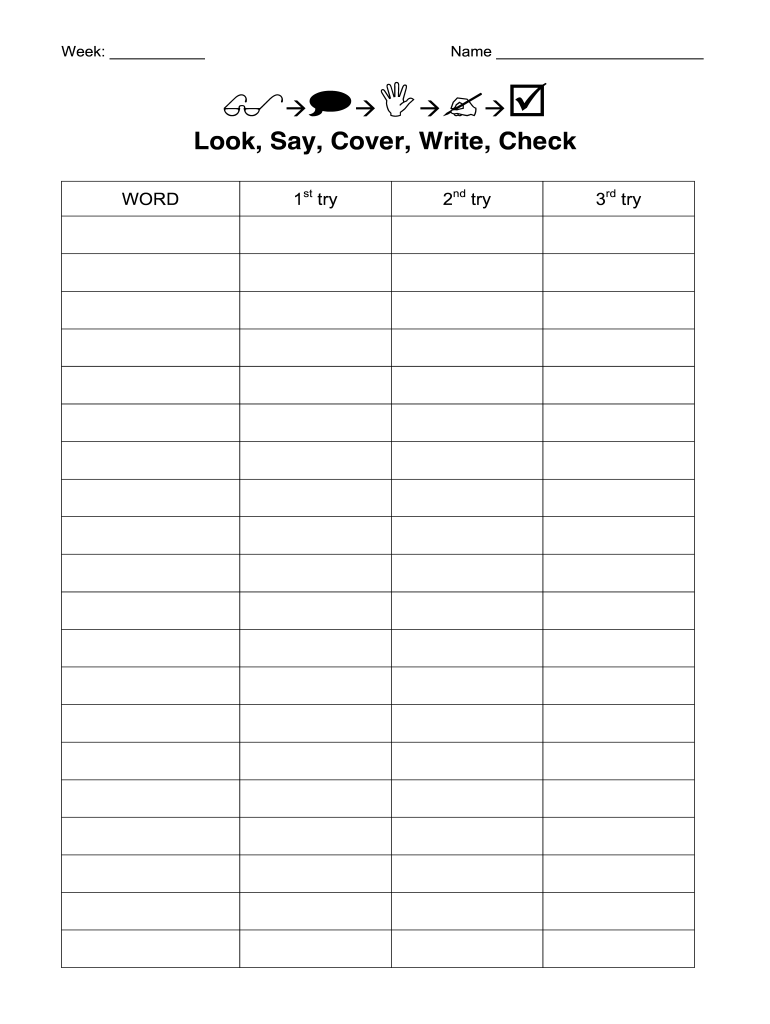 Free Printable Spelling Words Worksheets