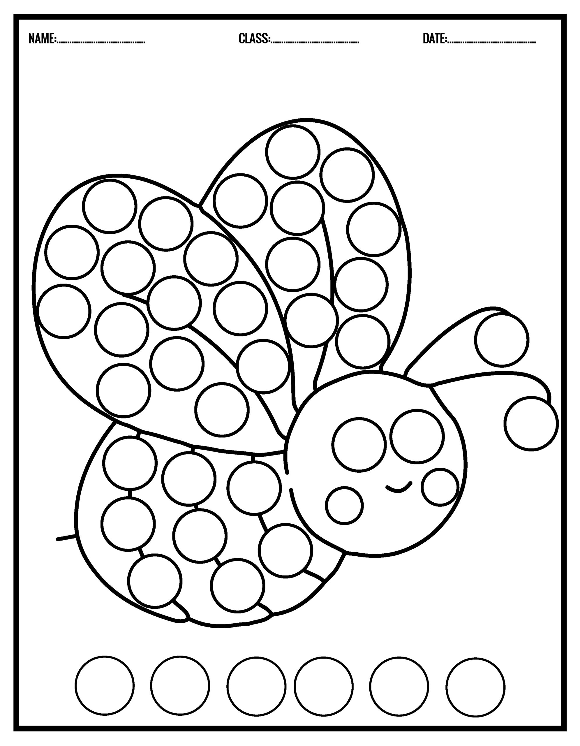 Spring Activities Bingo Daubers Dot Markers For Speech Therapy 