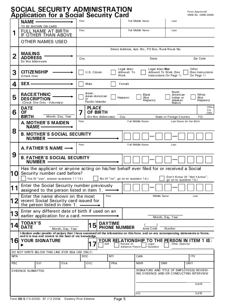 Ss5 Form Pdf Fill Out amp Sign Online DocHub