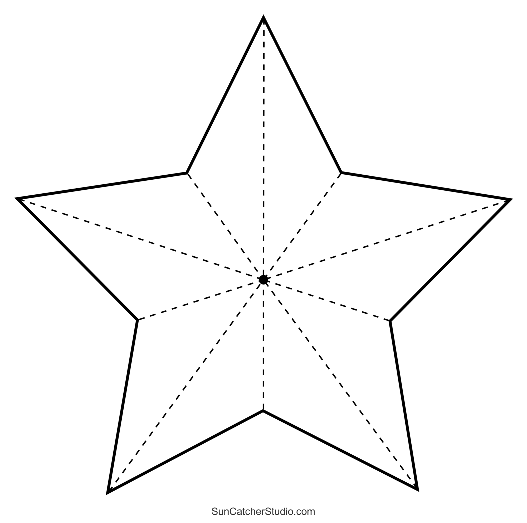 Christmas Star Template Printable
